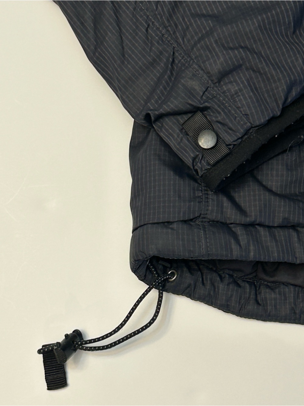 North Face Black Quilted Puffer Primaloft Jacket Men’s SZ M EUC Gorpcore Winter - Picture 6 of 15
